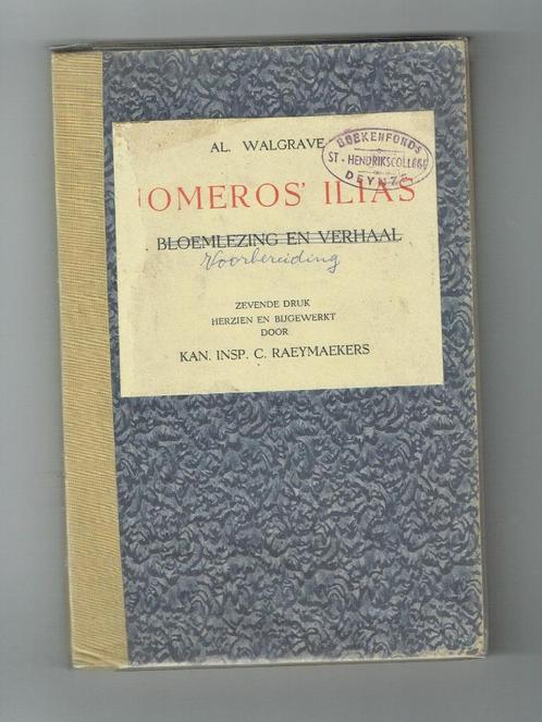 Boek-Ilias (Homeros) voorbereiding ned. vertaling, Livres, Livres d'étude & Cours, Utilisé, Autres niveaux, Enlèvement ou Envoi