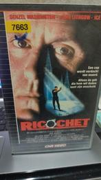 VHS ex rental Ricochet Denzel Washington 1991, Cd's en Dvd's, Ophalen of Verzenden, Zo goed als nieuw