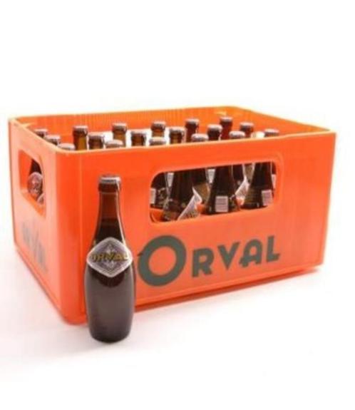 Plusieurs bacs d'ORVAL vieillies ( reste 2016-2107), Collections, Marques de bière, Neuf, Bouteille(s), Autres marques, Enlèvement