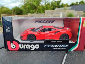 Ferrari 488 Pista Burago 1/24 beschikbaar voor biedingen