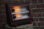 retro vintage warmtestraler omgebouwd tot led-lamp, Ophalen of Verzenden, Gebruikt, Metaal, Minder dan 50 cm