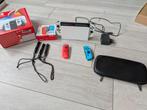 Nintendo Switch OLED + extra controllers, Ophalen of Verzenden, Gebruikt, Met 3 controllers of meer, Switch OLED
