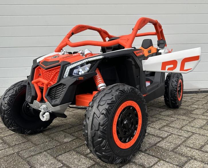 CAN-AM Maverick buggy 24V 2 pers - RC - MP4 - BT 4x4, Kinderen en Baby's, Speelgoed | Buiten | Accuvoertuigen, Nieuw, Ophalen of Verzenden