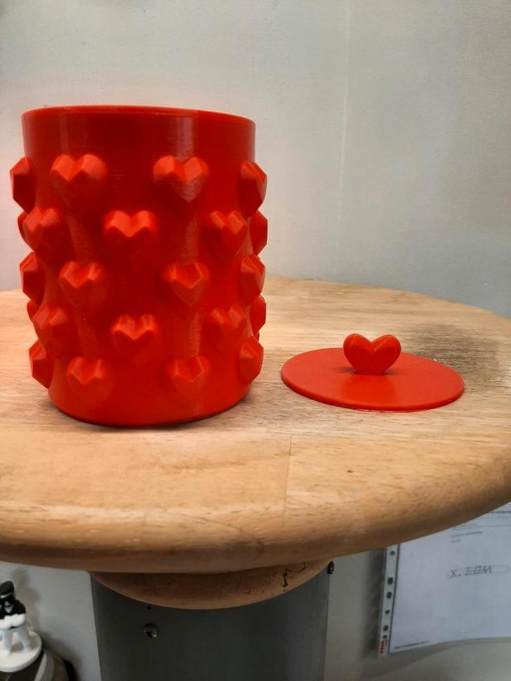 3 D Harten Opbergdoos 999, Computers en Software, 3D-printerbenodigheden, Nieuw, Ophalen of Verzenden