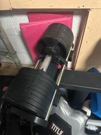 Paar verstelbare halters van 32 kg (kopie nuobells), Sport en Fitness, Ophalen of Verzenden, Zo goed als nieuw