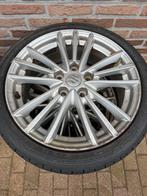 R17 Suzuki swift sportvelgen met banden, Auto-onderdelen, Banden en Velgen, Ophalen, Band(en)