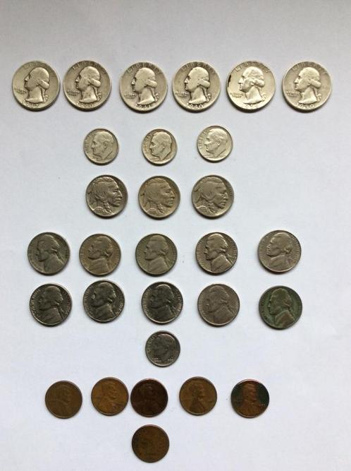 Setje mooie munten USA waarvan 9 zilveren, Timbres & Monnaies, Monnaies | Amérique, Monnaie en vrac, Amérique centrale, Enlèvement ou Envoi