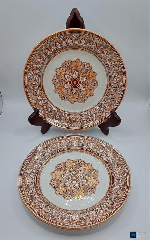 3 dessertborden P Regout Tancrede, Antiek en Kunst, Antiek | Servies los, Ophalen of Verzenden