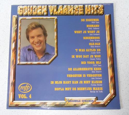 LP  "Gouden Vlaamse Hits !" Volume 4 anno 1975., Cd's en Dvd's, Vinyl | Nederlandstalig, Gebruikt, Levenslied of Smartlap, 12 inch