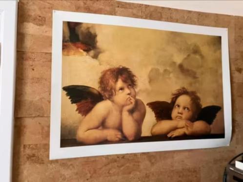 De engeltjes van Rafaël poster, Verzamelen, Posters, Rechthoekig Liggend, Ophalen of Verzenden