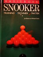 Snooker basisboek training techniek Taktiek  Jan Baeten ea, Comme neuf, Triton sport, Enlèvement ou Envoi, Sport de ballon