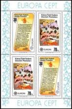 Blok Turks Cyprus Europa 1982 Postfris, Ophalen of Verzenden, Overige landen, Postfris