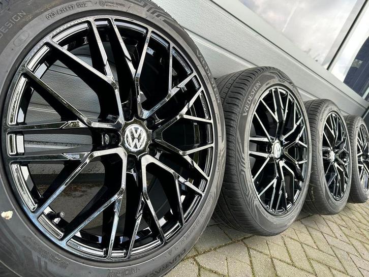 19 inch VW Transporter T6.1 T7 T6 T5 Multivan zwarte velgen, Auto-onderdelen, Banden en Velgen, Banden en Velgen, All Season, 19 inch