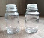 Twee zoutvatjes, Ophalen of Verzenden, Gebruikt, Glas, Overige typen