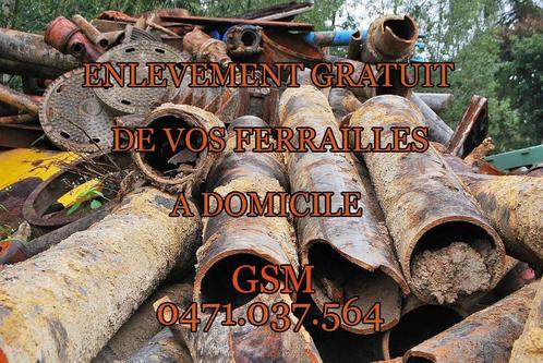 Métaux ferrailles enlèvement GRATUIT a domicile, Doe-het-zelf en Bouw, Metalen, Gebruikt, IJzer, Ophalen