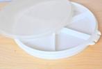 Tupperware :plat apéritif à 6 compartiments, Maison & Meubles, Enlèvement ou Envoi, Utilisé, Boîte