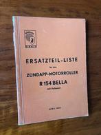 Diverse zundapp bella onderdelen boekjes, Enlèvement ou Envoi