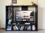 Televisiemeubel zwartbruin for sale, Huis en Inrichting, Kasten |Televisiemeubels, Ophalen, Gebruikt, 100 tot 150 cm, 100 tot 150 cm