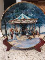 Magnifique assiette plate en porcelaine, Enlèvement