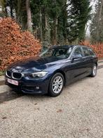 BMW 318d Touring (diesel), Auto's, BMW, Achterwielaandrijving, Blauw, Leder, 5 deurs