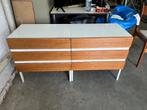 Vintage Interlübke dressoir en nachtkastjes 1968, Ophalen, Gebruikt, Vintage, 50 tot 100 cm