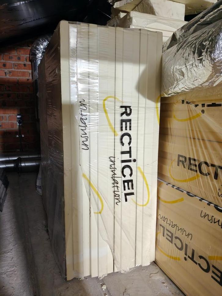30 pakken Recticel Eurowall 120, Doe-het-zelf en Bouw, Isolatie en Afdichting, Nieuw, Hardschuim (Pir), 12 cm of meer, 15 m² of meer