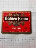 Bieretiket Golden kenia, Verzamelen, Ophalen of Verzenden, Zo goed als nieuw