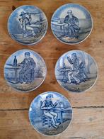 Kleine bordjes Delfts door Boch, Antiek en Kunst, Ophalen of Verzenden