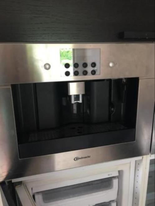 Bauknecht inbouw koffiemachine, Elektronische apparatuur, Koffiezetapparaten, Gebruikt, Gemalen koffie, Koffiebonen, Koffiemachine