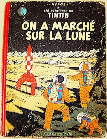 Tintin. On a Marché sur la Lune / EO, Une BD, Enlèvement ou Envoi, Utilisé, Hergé