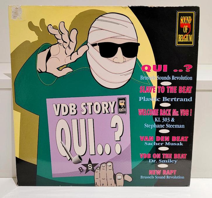 Vinyl LP VDB Story - Qui..? (1989) New Beat, Cd's en Dvd's, Vinyl | Dance en House, Ophalen of Verzenden