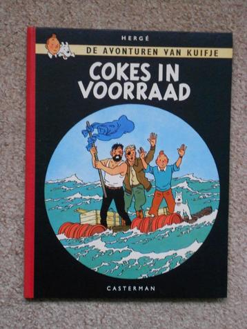Kuifje -Cokes in Voorraad -hc A58II nieuwstaat -1e druk 1958