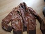 JAS LEDER BRUIN MERK GIOVANE – MAAT 44 / DUUR IN AANKOOP / K, Kleding | Heren, Ophalen of Verzenden, Gedragen, Bruin, Giovanni