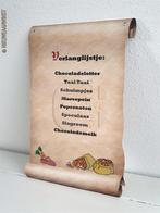 Authentiek Albert Heijn reclamebord verlanglijstje - 30cm, Diversen, Verzenden