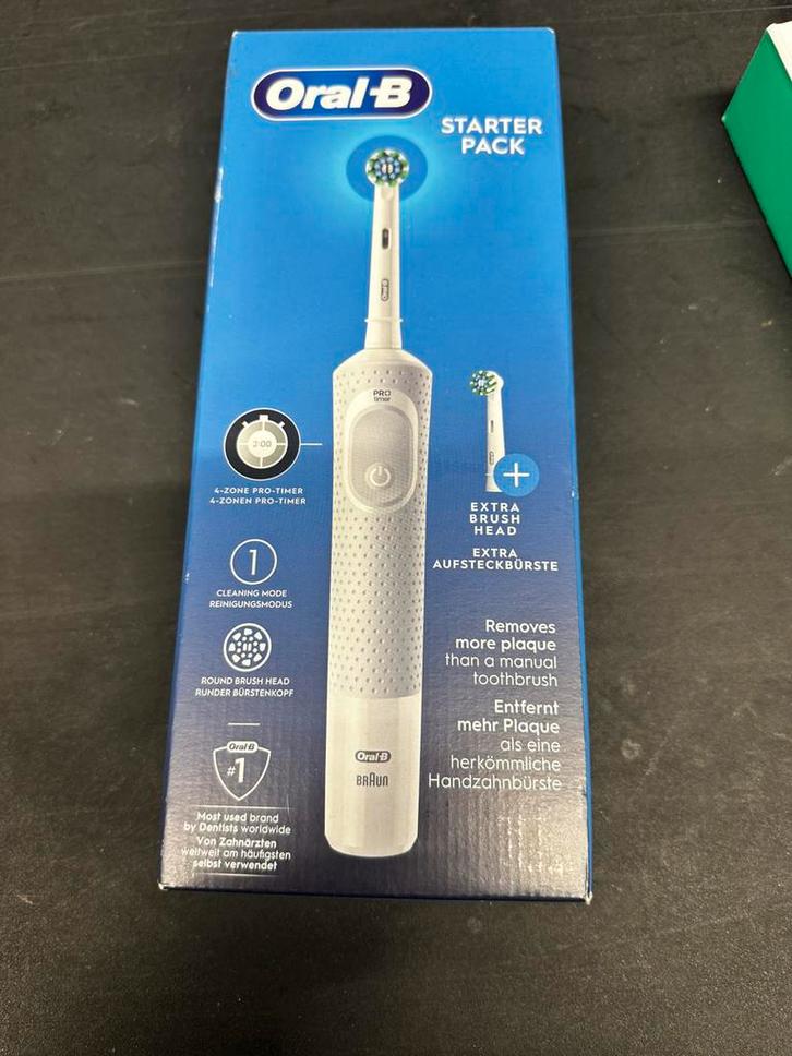 Oral-B Starter Pack (avec brossette supplémentaire), Elektronische apparatuur, Persoonlijke Verzorgingsapparatuur, Nieuw, Mondverzorging