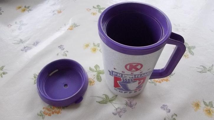 Tasse Thermos Aladdin - 600 ml, Maison & Meubles, Cuisine| Tupperware, Violet, Enlèvement ou Envoi