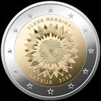 Letland 2023 - Slava Ukrainai - 2 euro CC - UNC, 2 euro, Ophalen of Verzenden, Losse munt