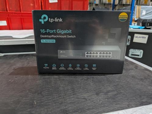 TP-Link 16-port Gigabit TL-SG1016D (ongeopend!), Computers en Software, Netwerk switches, Nieuw, Ophalen