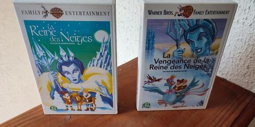 LA REINE DES NEIGES 1 & 2 (1995) - vhs, Cd's en Dvd's, VHS | Kinderen en Jeugd, Gebruikt, Tekenfilms en Animatie, Overige typen