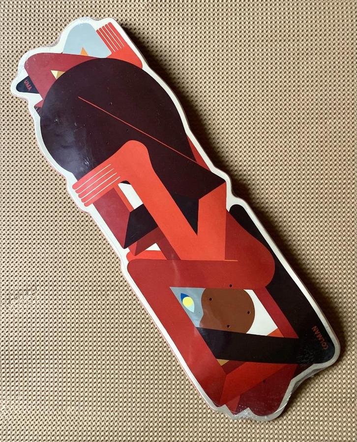 RICHARD COLMAN x UMA Landsleds Shaped Skateboard 10", Antiquités & Art, Art | Autres Art, Enlèvement ou Envoi