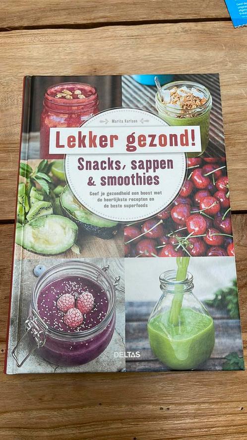 Lekker en gezond! Snacks, sappen & smoothies, Livres, Livres de cuisine, Enlèvement ou Envoi