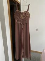 Robe de mariage soirée, Kleding | Dames, Jurken, Ophalen, Bruin, Maat 46/48 (XL) of groter, Gedragen
