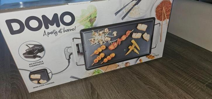 Domo tafelgrill, Electroménager, Plaques de gril, Neuf, Gril de table, Enlèvement