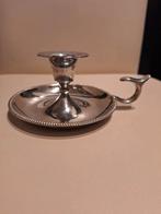 Kaarsenhouder verzilverd, Antiek en Kunst, Ophalen of Verzenden