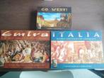 3 gezelschapsspellen (Italia, Emira, Go West), Ophalen, Zo goed als nieuw, Phalanx Games