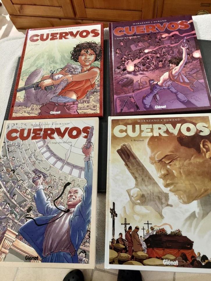 CUERVOS - serie complete 4 tomes en 1è edition - Marazano, Boeken, Stripverhalen, Ophalen of Verzenden
