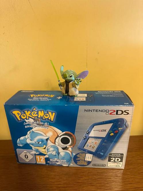 Nintendo 2DS BLAUWE console, Games en Spelcomputers, Spelcomputers | Nintendo 2DS en 3DS, Zo goed als nieuw, 2DS, Blauw, Ophalen of Verzenden