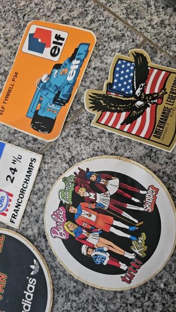Vintage sickers: Formula, Adidas, Barbie, Enlèvement ou Envoi