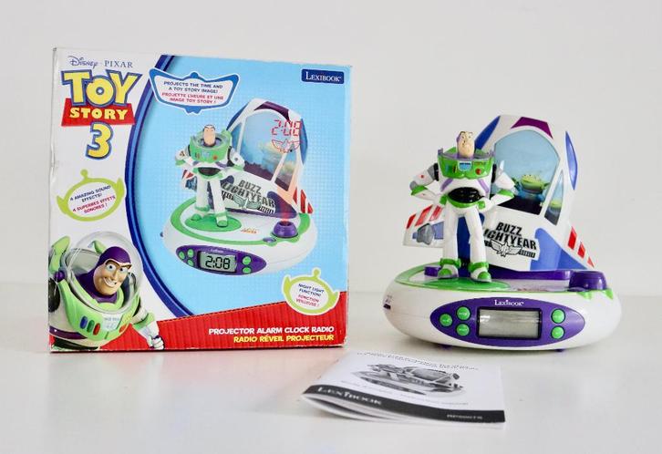 Lexibook Radio projector clock Toy Story 4, Verzamelen, Disney, Zo goed als nieuw, Ophalen of Verzenden