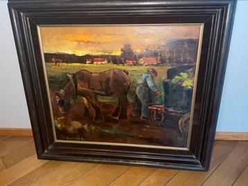 Peinture de Lea Vanderstraeten sur toile 70 x 60, Enlèvement ou Envoi